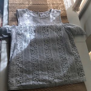 Embroidered white shirt